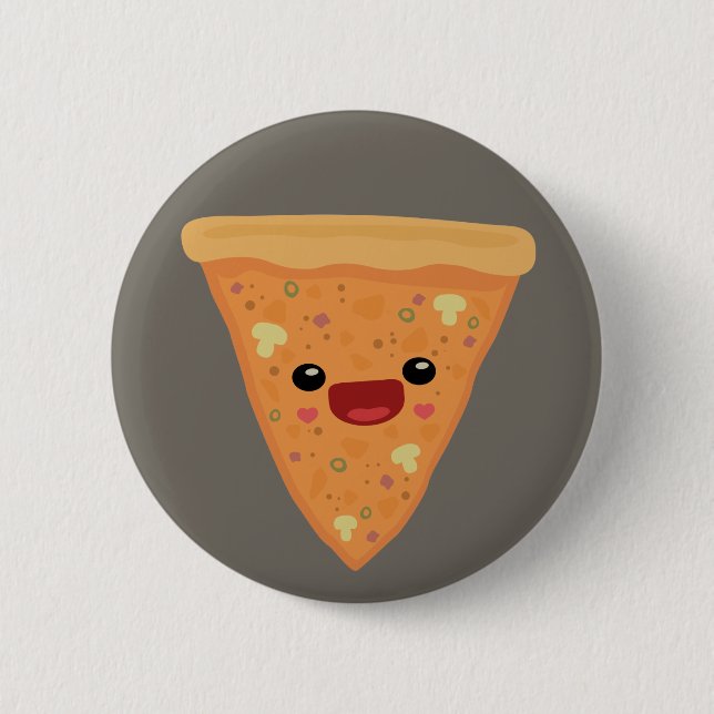 Macaron Rond 5 Cm Pizza Cutie (Devant)