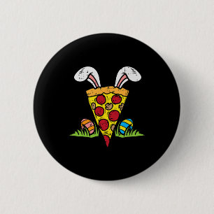 Macaron Rond 5 Cm Pizza Pâques Slice Bunny Oars Amusants Snack