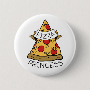 Macaron Rond 5 Cm Pizza Princess