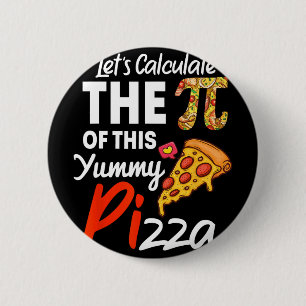 Macaron Rond 5 Cm Pizza Pun De Jour National Funny Enseignant Math E