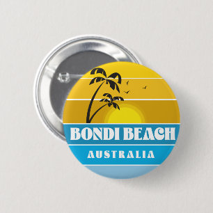Macaron Rond 5 Cm Plage Bondi Australie