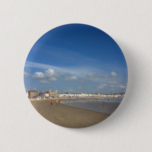 Macaron Rond 5 Cm Plage de Weymouth