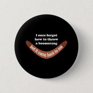 Macaron Rond 5 Cm Plaisanterie Boomerang