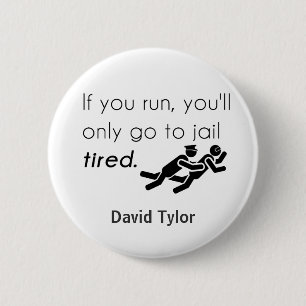 Macaron Rond 5 Cm Plaisanteries de flics