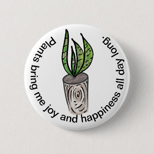 Macaron Rond 5 Cm Plante de maison mignonne Botanique Entretien des 