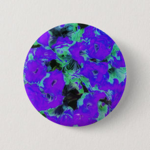 Macaron Rond 5 Cm Plante kalanchoe violet brillant