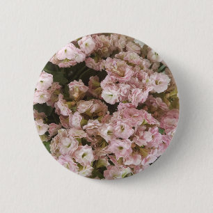 Macaron Rond 5 Cm Plante rose Kalanchoe