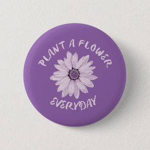 Macaron Rond 5 Cm Plante Une Fleur Tous Les Jours