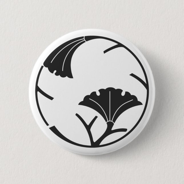 Macaron Rond 5 Cm plantes [Famille Crest] (Devant)