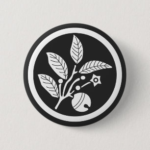 Macaron Rond 5 Cm plantes [Famille Crest]