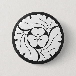 Macaron Rond 5 Cm plantes [Famille Crest]