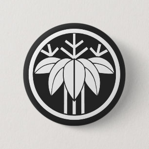 Macaron Rond 5 Cm plantes [Famille Crest]