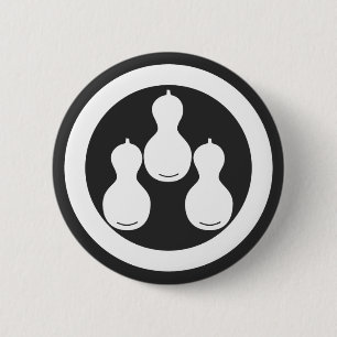 Macaron Rond 5 Cm plantes [Famille Crest]