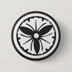 Macaron Rond 5 Cm plantes [Famille Crest]