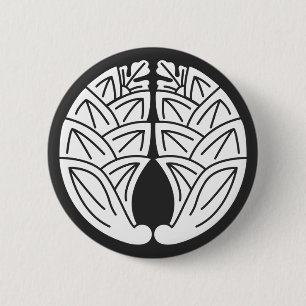 Macaron Rond 5 Cm plantes [Famille Crest]