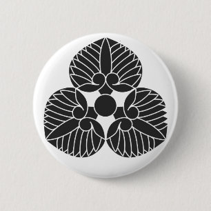 Macaron Rond 5 Cm plantes [Famille Crest]