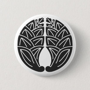 Macaron Rond 5 Cm plantes [Famille Crest]