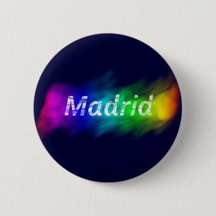 Macaron Rond 5 Cm Plaque Madrid Gay (Button Madrid Gay)