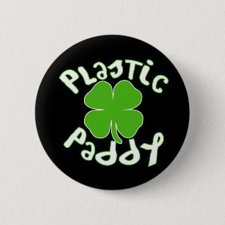 Macaron Rond 5 Cm Plastic Paddy - St Patrick's Day