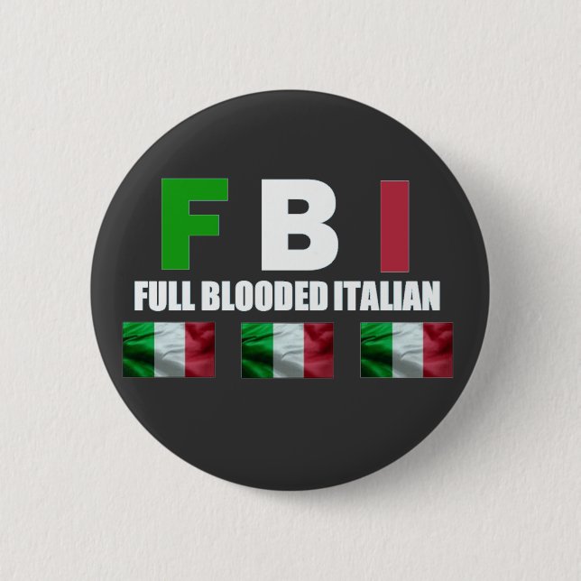 MACARON ROND 5 CM PLEIN BOUTON D'ITALIEN DE BLOODED (Devant)
