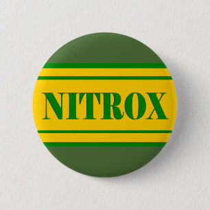 MACARON ROND 5 CM PLONGEUR AUTONOME DE NITROX DE LOGO DE PLONGÉE DE