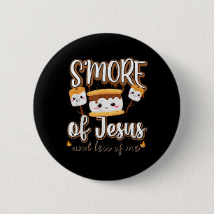 Macaron Rond 5 Cm Plus De Jésus Moins De Moi Camping Chrétien Camper