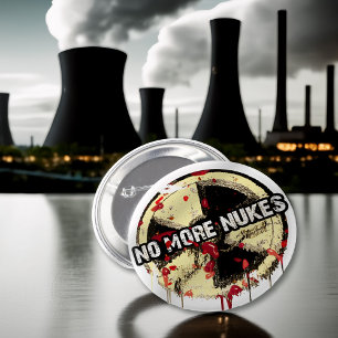 MACARON ROND 5 CM PLUS DE NUKES ! PLUS DE TRAGÉDIE !