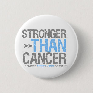 Macaron Rond 5 Cm Plus fort que le cancer - Cancer de la prostate