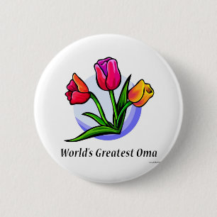 Macaron Rond 5 Cm Plus grand Oma du monde