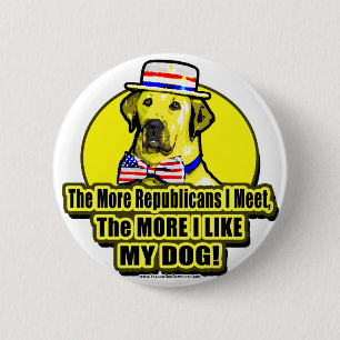 Macaron Rond 5 Cm Plus je rencontre le bouton républicains