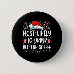 Macaron Rond 5 Cm Plus susceptible de boire tout le café Amusant Fam