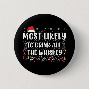 Macaron Rond 5 Cm Plus Susceptible De Boire Tout Le Whisky Famille X