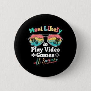 Macaron Rond 5 Cm Plus Susceptible De Jouer Aux Jeux Vidéo Tout L'ét