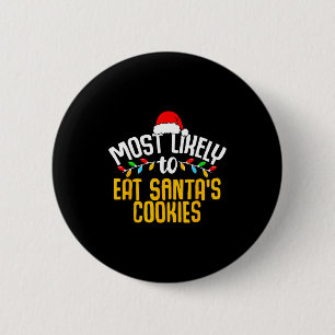 Macaron Rond 5 Cm Plus susceptible de manger les cookies du Père Noë