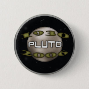 Macaron Rond 5 Cm Pluto Commemorative 1930-2006