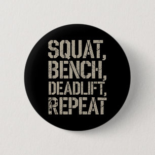Macaron Rond 5 Cm Poids du banc de squat levage à répétition Gym Tee