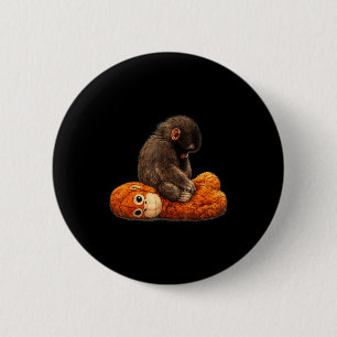 Macaron Rond 5 Cm Poing de bébé singe