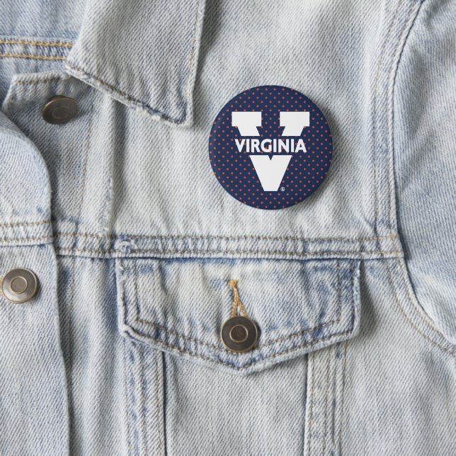 Macaron Rond 5 Cm Pois de Virginia Cavaliers (En situation)