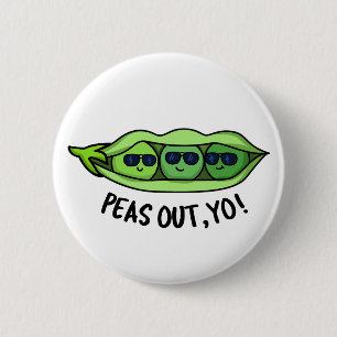 Macaron Rond 5 Cm Pois Sortis Yo Funny Peas Pun