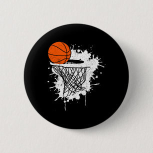 Macaron Rond 5 Cm Poison de basket-ball Pour les joueurs d'équipe