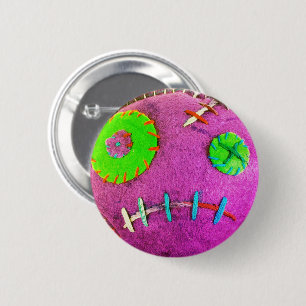 Macaron Rond 5 Cm Poison de pourpre de vaudou