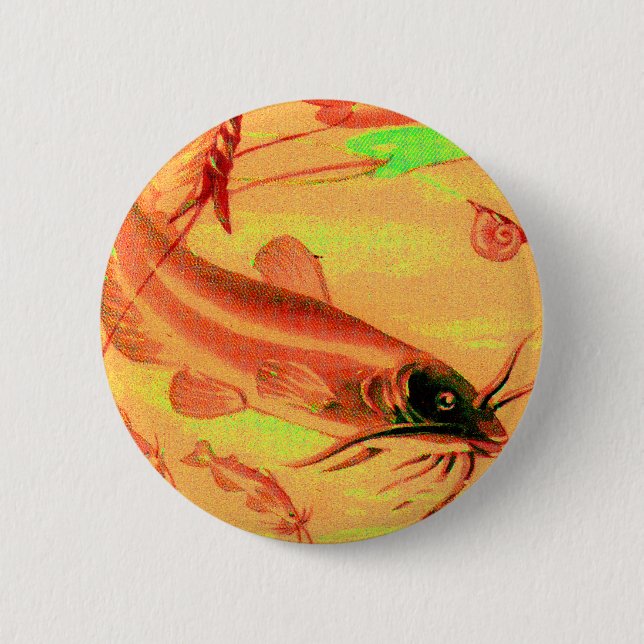 Macaron Rond 5 Cm poisson (Devant)