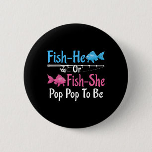 Macaron Rond 5 Cm Poisson-il ou Poisson-elle Pop Pop Pour Révélation