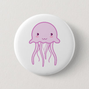 Macaron Rond 5 Cm Poisson rose mûre