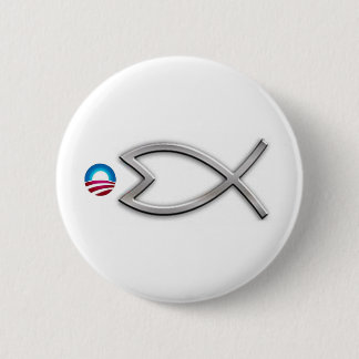Macaron Rond 5 Cm Poissons d'Obama
