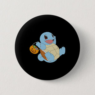 Macaron Rond 5 Cm Pokémon Halloween Équirtle Avec Sa Trace Ou Sa Ten