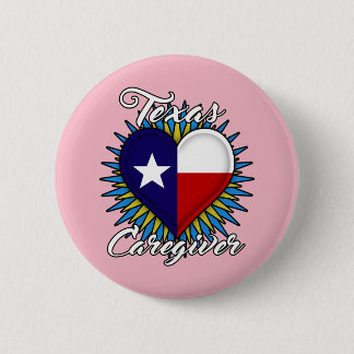 Macaron Rond 5 Cm Police de bouton de travailleur social du Texas