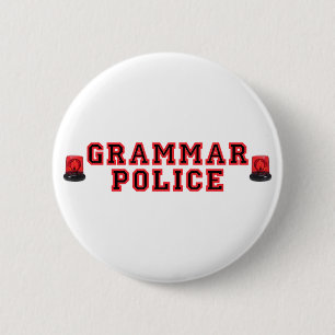 Macaron Rond 5 Cm Police de grammaire