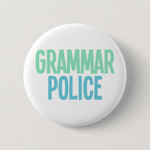 Macaron Rond 5 Cm Police de grammaire