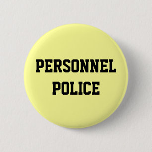 Macaron Rond 5 Cm Police du personnel - Département des ressources h